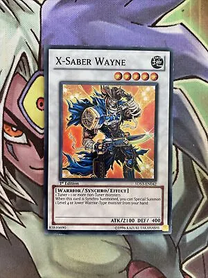 5DS3-EN042 X-Saber Wayne Super Rare 1st Edition NM Yugioh Card • $3.29