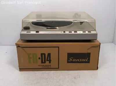 Sansui FR-D4 Computerized Full Automatic Direct-Drive Turntable • $29.99