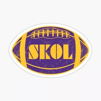 SKOL Football - Minnesota Vikings - Sticker Apple • $3.99