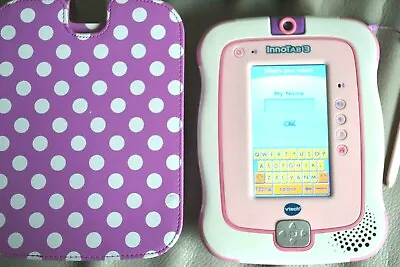£19 • Buy VTech InnoTab 3 Pink Complete With Case, Charger & USB Cable Etc.