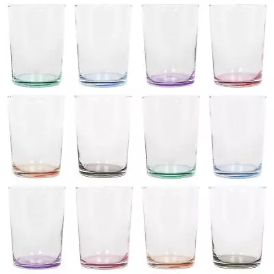 12x LAV Colour Base 520ml Bodega Highball Glasses Glass Drinking Tumblers Set • £18