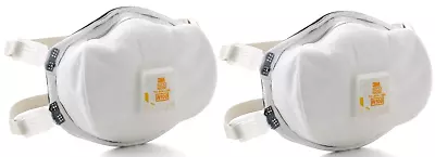 Lot Of Two  3M 8233 N100 Particulate Respirator Mask Cool Flow Exhalation Valve • $24.95