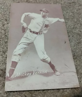 1947-1966 Exhibits Mickey Vernon Throwing • $4