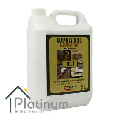 £24.89 • Buy Wykabor 10.1 BORON Woodworm Treatment & Dry Rot Killer 5L | Timber Preservative