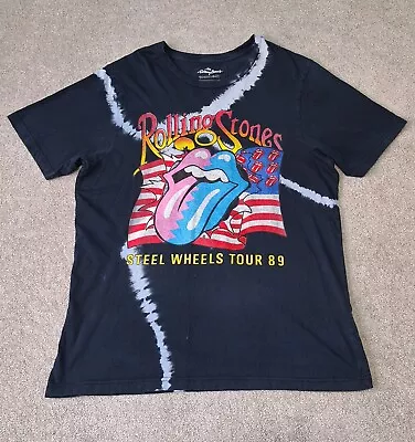 The Rolling Stones Men's T-Shirt Size Medium Short Sleeve Tie Dye Rock Band Tee  • $19.99