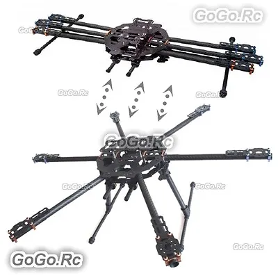 Tarot FY680 Foldable Hexacopter Carbon Fiber 680mm Frame Kit Drone TL68B01 • $226.56