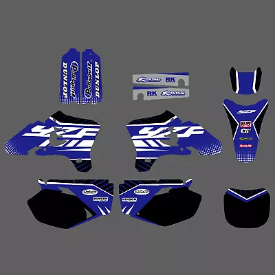 Team Graphics Backgrounds Decals Kit For Yamaha YZ250F YZ450F 2003 2004 2005 • $54.99