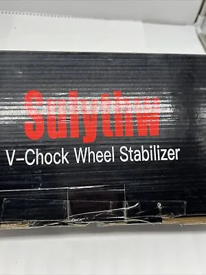 Sulythw X-Chock Wheel Stabilizer RV Tire Stabilizer Locking For Campers V-Chock • $24.50