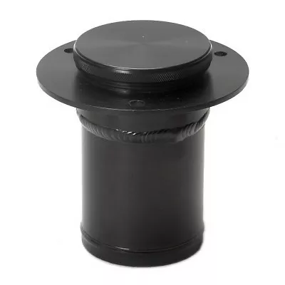 Low Profile Fuel Filler Neck Black Anodized With Black Anodized Cap For 2.0 Inch • $129.95