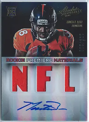 2013 Absolute #229 Montee Ball Jersey Auto RC /299 • $5