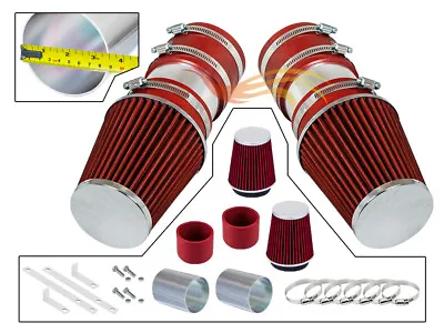 RED Racing Ram Air Intake Kit+Filter For 2008-2012 Mercedes Benz C300 3.0L V6 • $49.99