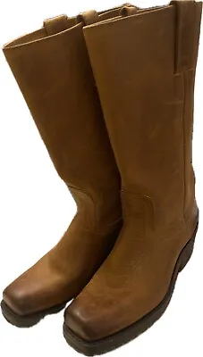 Frye Woman’s Cognac Brown  Boots Leather Size 7M  USA • $120