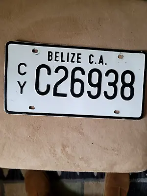 Cayo Belize Vg Licence Plate • $45