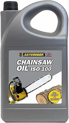 Chain Oil 5 Litre Chainsaw Super Tacky Guide Bar For All Makes Of Saws Iso 100 • £16.75