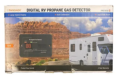 $36 • Buy PANGAEA RV Propane Gas Detector 12V For Trailer Motorhome NEW