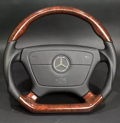 Anatomical Steering Wheel For Mercedes-Benz R129 R170 W124 W140 W202 W208W • $1099