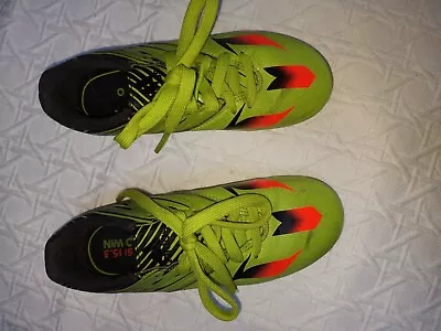 Youth Adidas Messi 15.3 FG Soccer Cleats Size 13 Green Orange Black • $11