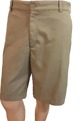 Men Nike Golf Dri Fit 36 W X11 I Beige Shorts Casual Dress Flat 715809 - Spots - • $17.99