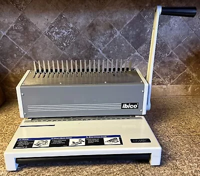 Vintage Ibico IBIMATIC Manual Heavy Duty Metal Punch And Comb Binding Machine • $59.95