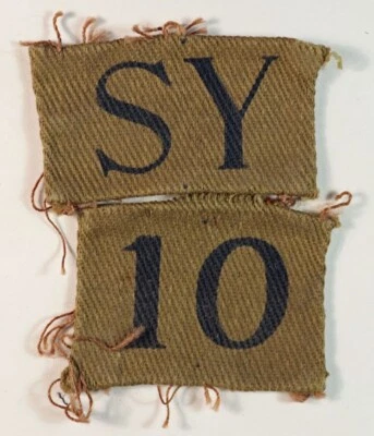 £103 • Buy SY/10 10th SURREY (EGHAM & CHERTSEY) BTTN, Home Guard Arm Badge CALICO PRINTERS