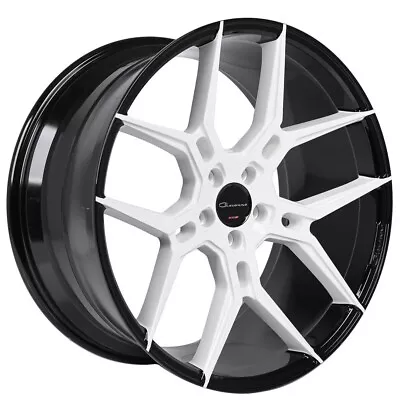 20  Giovanna Wheels Haleb Gloss Black With Custom White Face Rims • $2499