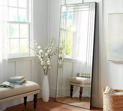 £93.99 • Buy Wall Mirror Glass Framed Rectangle Triple Bevelled 2 3 4 5 6 Ft Venetian