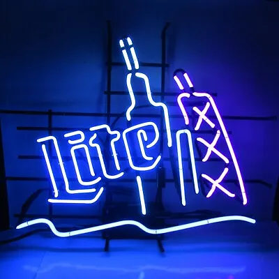 VINTAGE 1980's Miller Lite Beer Windy City Chicago Sears Tower Neon Sign X Rare • $325.50