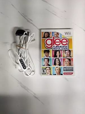 Karaoke Revolution: Glee (Nintendo Wii 2011) With Microphone  • $17