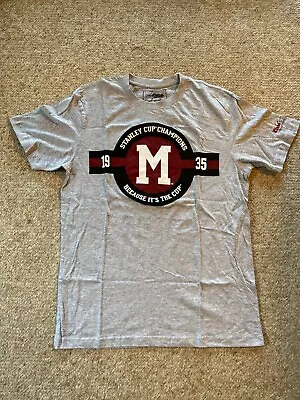 Montreal Maroons Gray TShirt L 1935 NHL Champions NWOT • $7.49