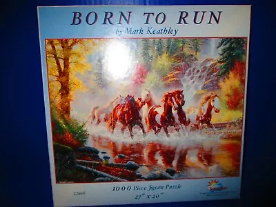   Born To Run   1000 Piece Jigsaw Puzzle By MARK KEATHLEY 27 X 20  • $22