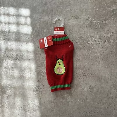 Pet Central Christmas Avocado Dog Sweater Size XS NWT • $4.90