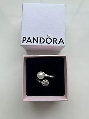 Pandora Pearl Ring 56 • £22