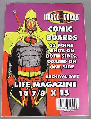 8 Image Guard Life Magazine White Comic Boards And Sleeves 10 7/8  X 15  16 Pcs • $8
