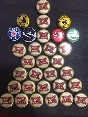 27 Miller High Life Beer Caps Art & Crafting Man Cave And Other Caps • $1.50