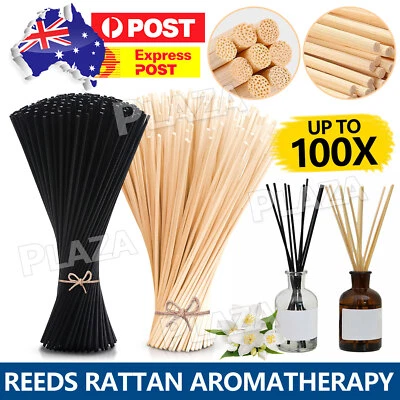 Up To 100x Reed Diffuser Reeds Rattan Aromatherapy Aroma Sticks Bulk Pack New • $5.35