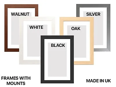 Frame 7x5 In Pic Size 3.5x5 In Photo Picture Frame White Mount / Ivory Mount • £4.99