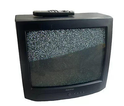 ADMIRAL 13  CRT TV Vintage Gaming 1996 Model JSJ12303 Tested • $59.95
