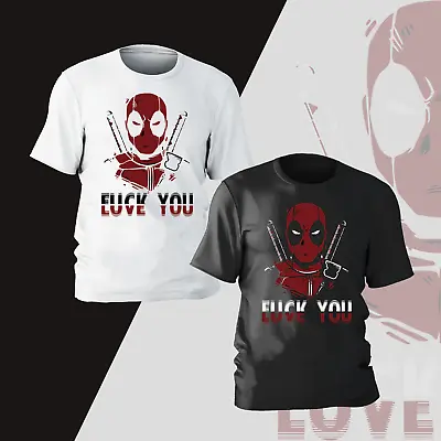 Deadpool Love You TShirt Unisex Mens Adult Comedy Marvel Funny Gift Present Tee • £15.99