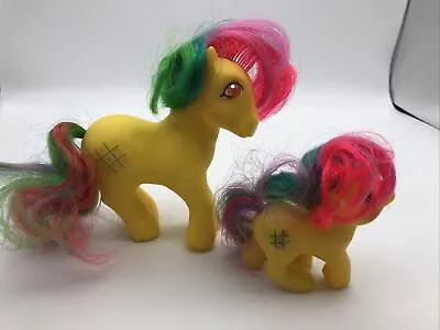 Vintage My Little Pony G1 Tic Tac Toe Yellow Pony Twinkle Gem Eye & 1st Tooth • $37.50