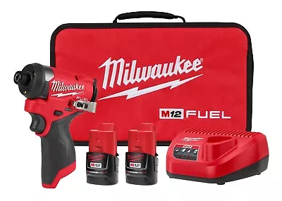 Milwaukee 3453-22 M12 FUEL 1/4  Hex Impact Driver Kit • $145.99