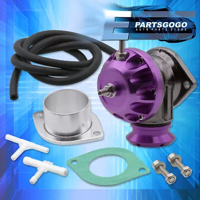 Universal Type-Rz Adjustable Turbo Psi Blow Off Valve Bov Purple+ 2-Bolt Adapter • $23.99