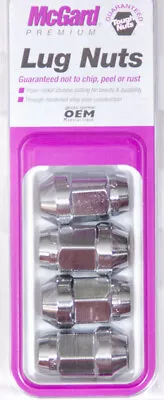 McGard Lug Nut 12mm X 1.50 Thread 3/4  Hex Cone Closed End Chrome Set Of 4 • $20.25