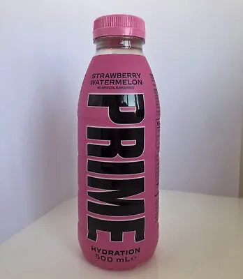 Strawberry Watermelon Prime Hydration 500ml Bottle Pink Prime Ksi And Logan Paul • £4