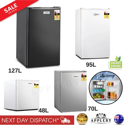 $221.58 • Buy New Mini Small Bar Fridge Freezer Drinks Refrigerator Portable Beer Camping Cool