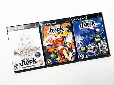 .hack Infection Pt 1  + Mutation Part 2 + Outbreak Part 3 (PS2) [COMPLETE / REG] • $149.95