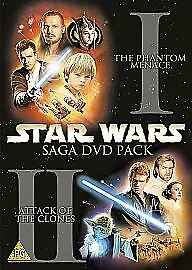 £2 • Buy Star Wars Saga DVD Pack: Episode 1 + Episode II DVD (2002)