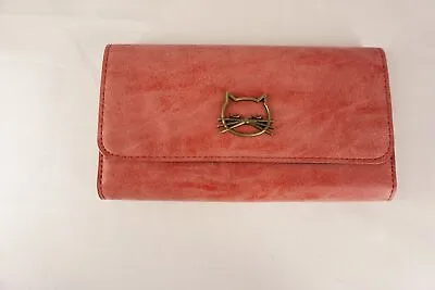 Mossimo Supply Co. BiFold Clutch Wallet With Cat Face Emblem • $19.95