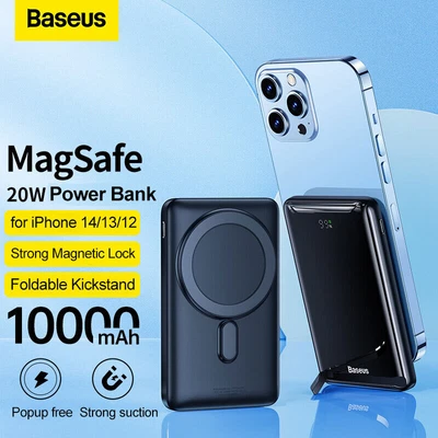 $52.99 • Buy Baseus Magnetic Power Bank PD 20W Wireless Portable Charger External Battery