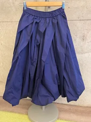 Uniqlo Marni Navy Knee Length Balloon Shape Skirt Japan Size S (US XS) • $52.99