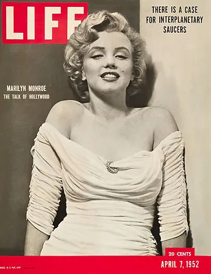 MARILYN MONROE ... Life Magazine Cover April 1952 Retro Poster A1 A2 A3 A4 Sizes • £3.99